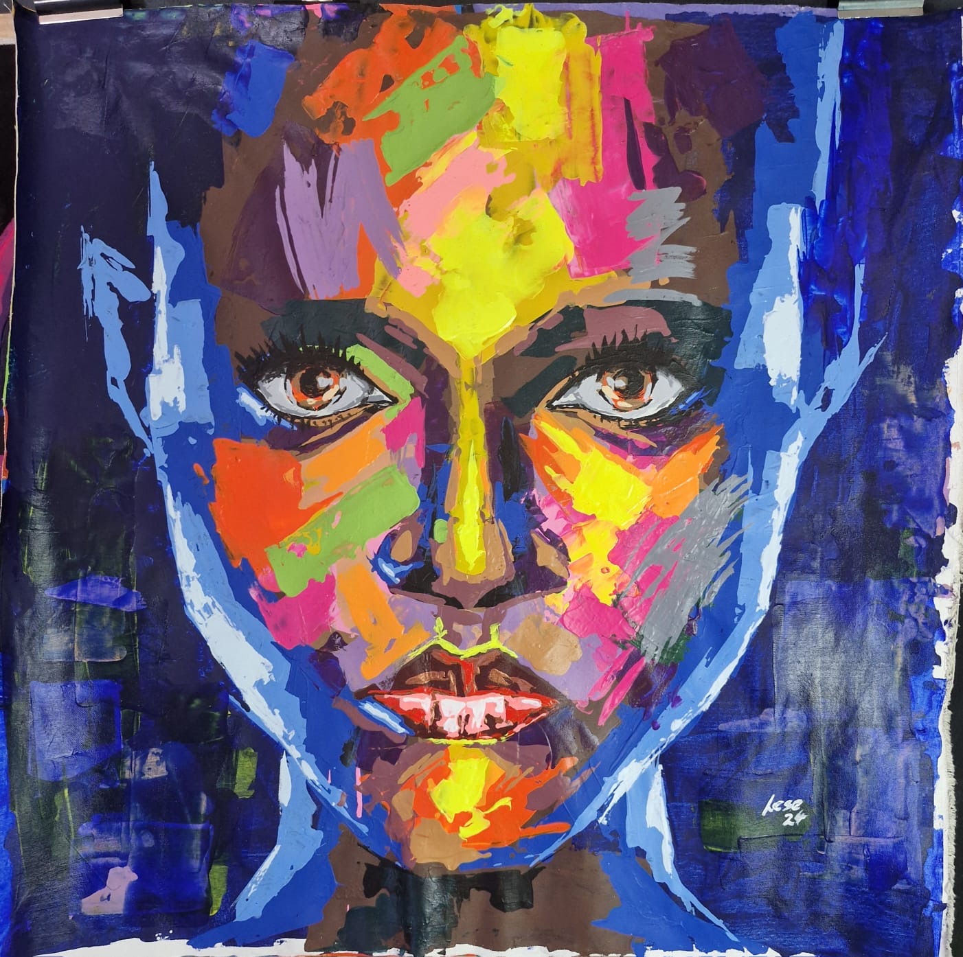 Artwork I Will Always Shine: Acrylic on canvas by L. Lese