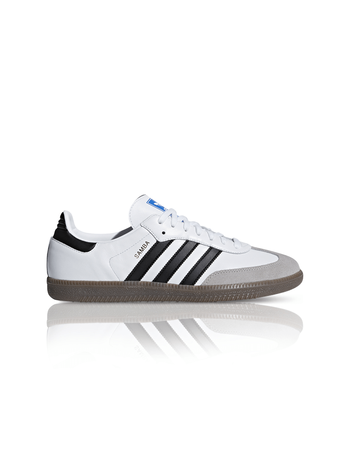 Adidas Samba Sneakers White with Black Stripes