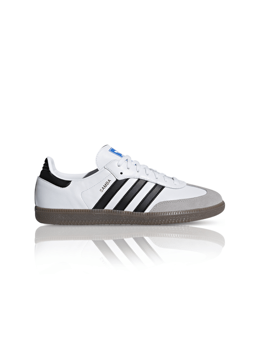 Adidas Samba Sneakers White with Black Stripes